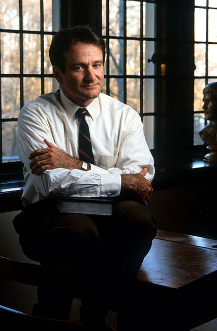 Robin Williams en "Dead Poets Society"