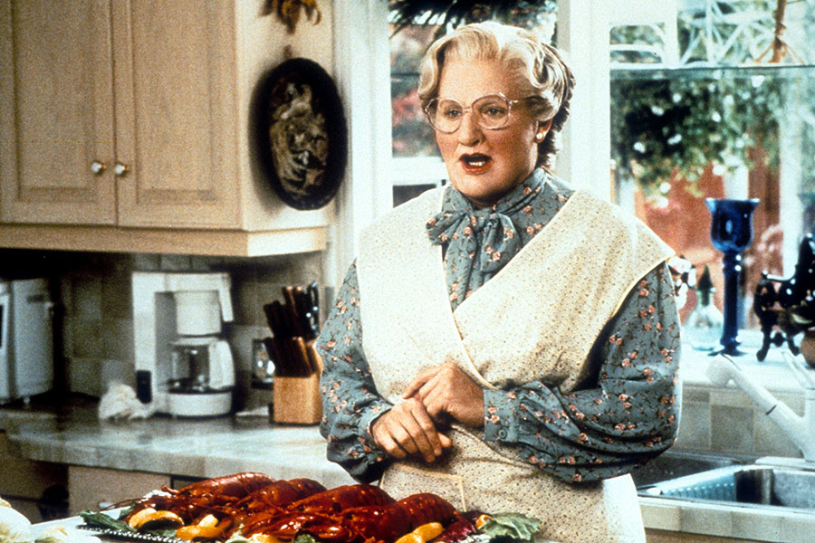 Robin Williams en "Mrs. Doubtfire"