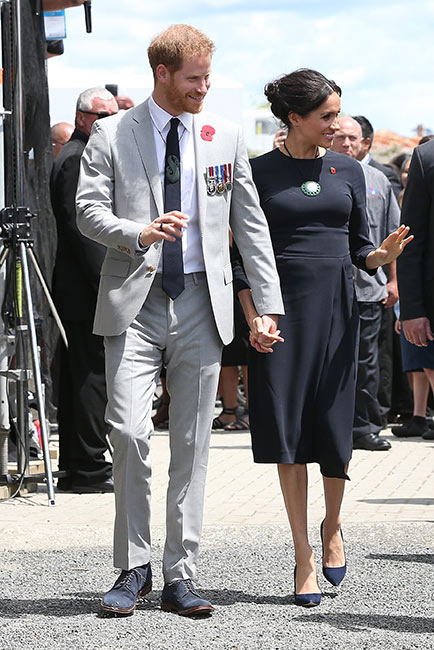 Harry y Meghan en Rotorua