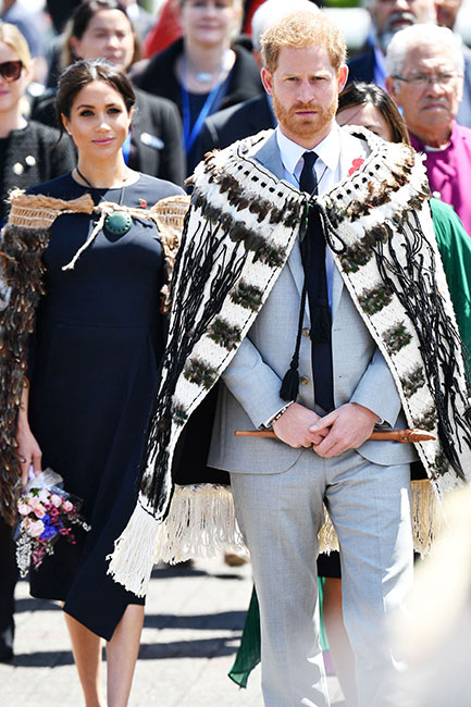 Harry y Meghan en Rotorua