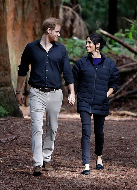 Harry y Meghan en Rotorua
