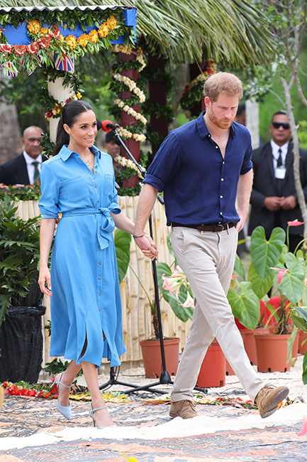Meghan y Harry en Tonga