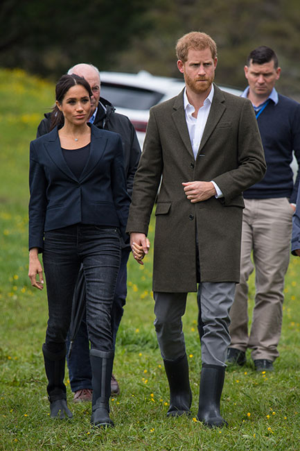 Harry y Meghan en Auckland