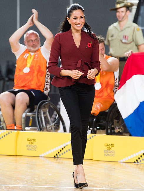 Meghan Markle en la final de los Invictus Games en Sídney