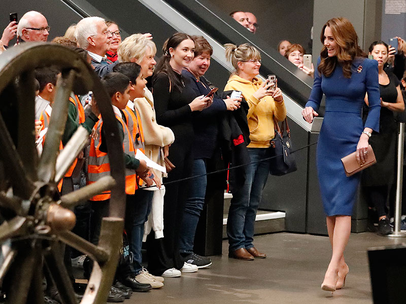 Kate en el Museo Imperial de la Guerra en Londres
