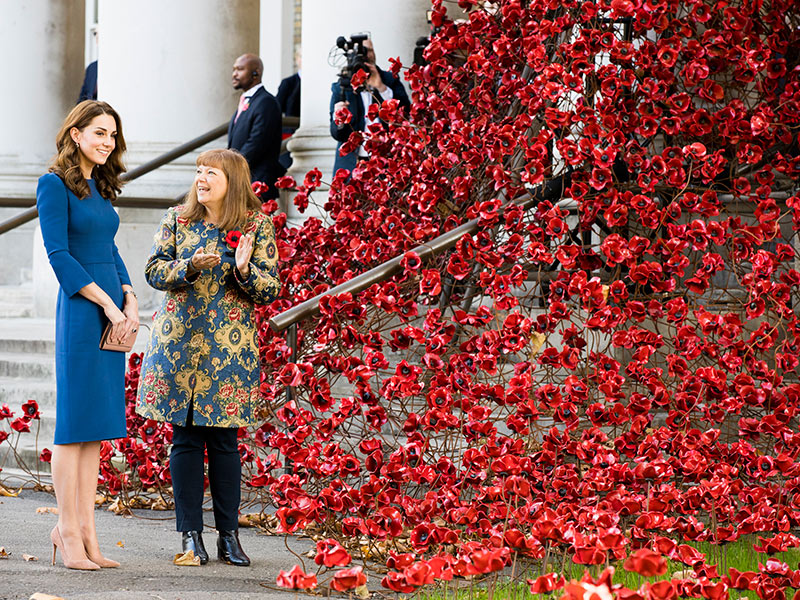 Kate en el Museo Imperial de la Guerra en Londres