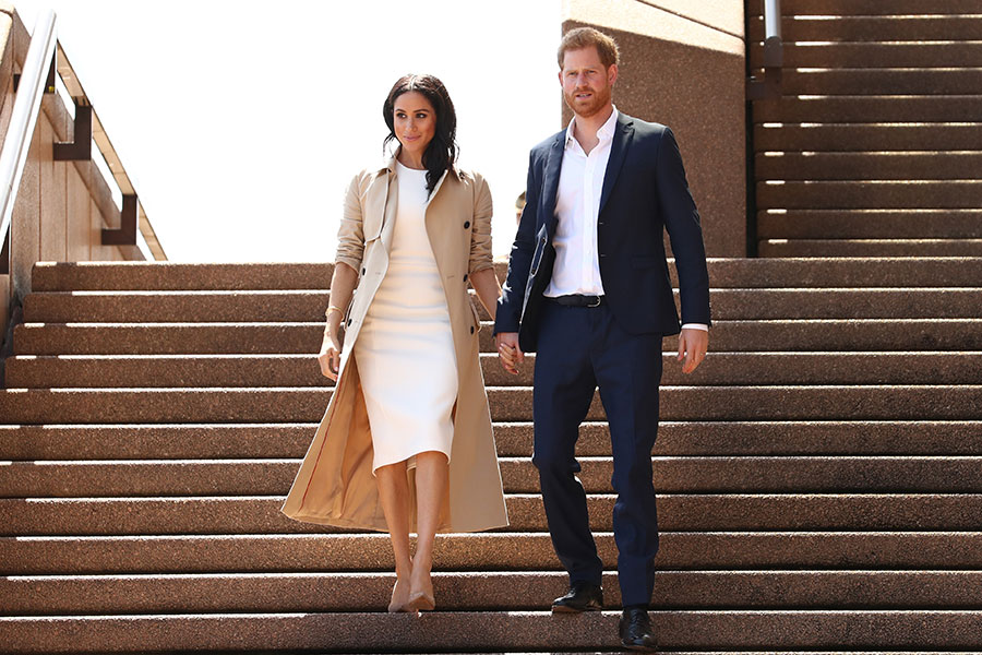 Meghan y Harry en Australia