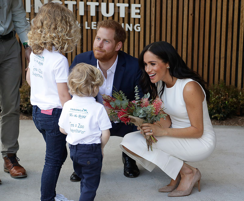Meghan y Harry en Australia
