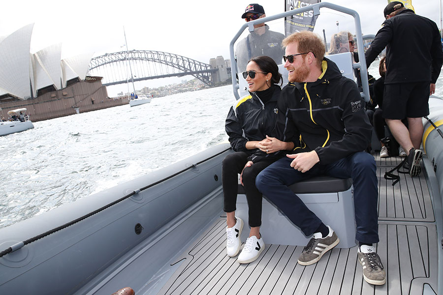 Meghan y Harry en Sídney