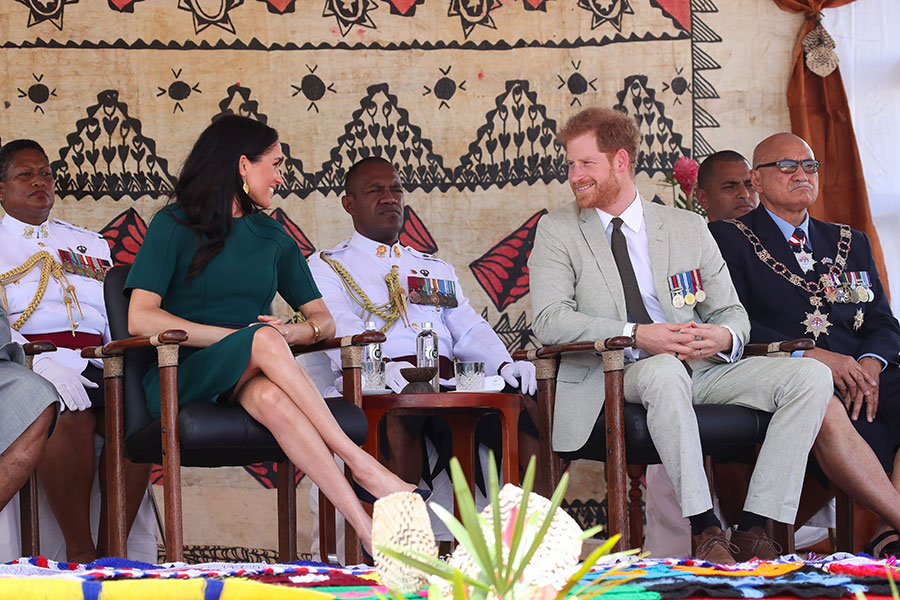 Meghan en Fiji