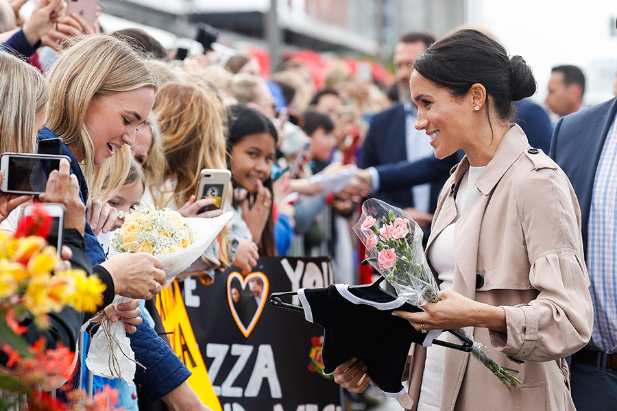 Harry y Meghan en Auckland