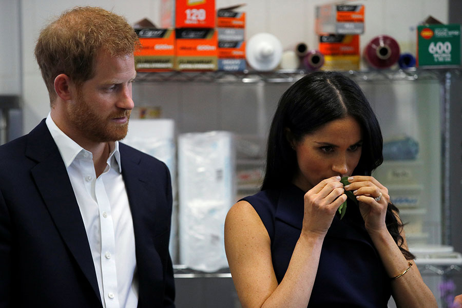 Meghan y Harry en Melbourne