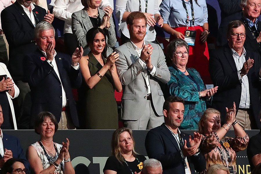 Meghan Markle en la final de los Invictus Games en Sídney