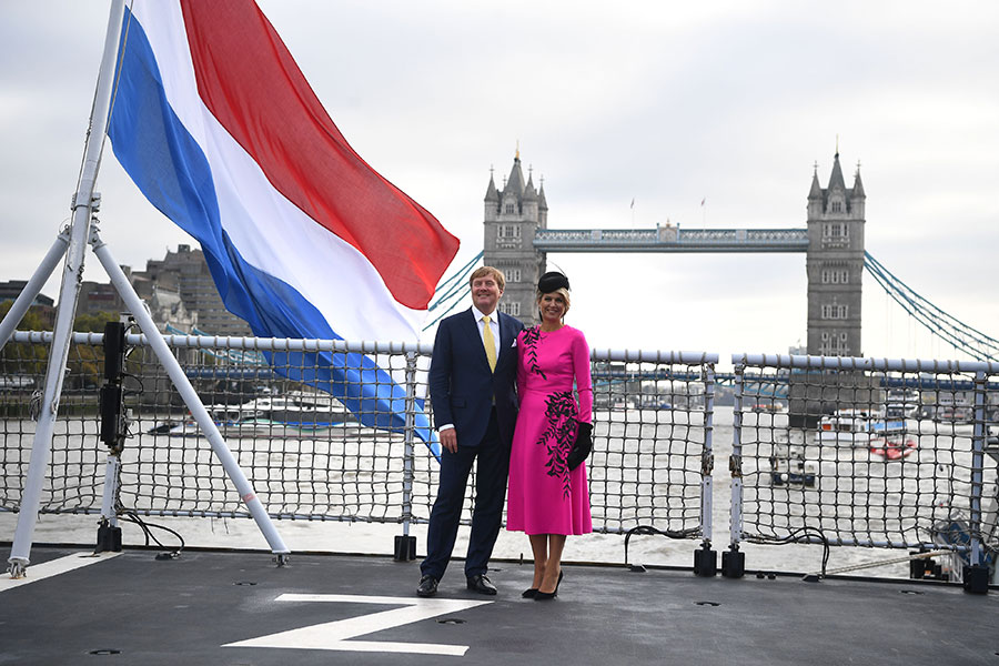 Reyes de Holanda en Inglaterra