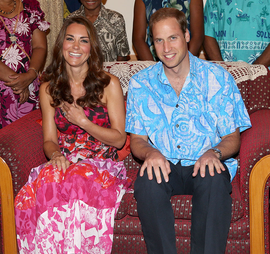Kate y William en las Islas Salomón en 2012