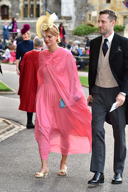 Pixie Geldof en la boda de la princesa Eugenia