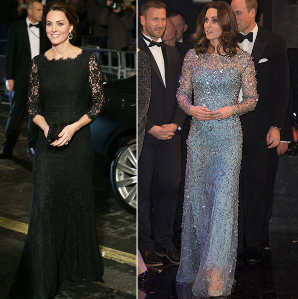 Kate en la en la Royal Variety Performance
