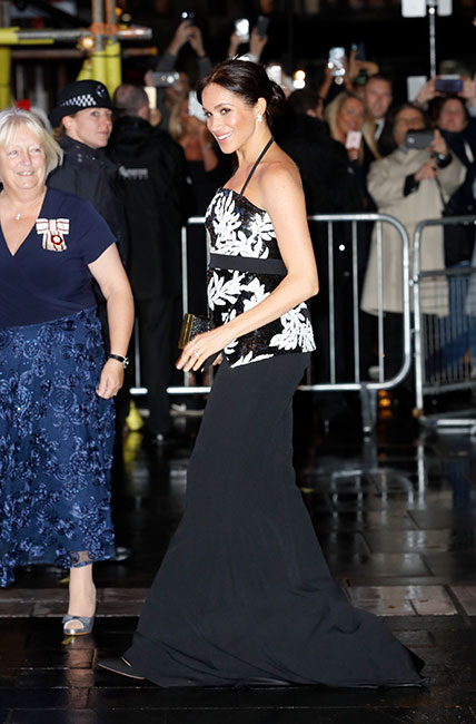 Meghan en la Royal Variety Performance