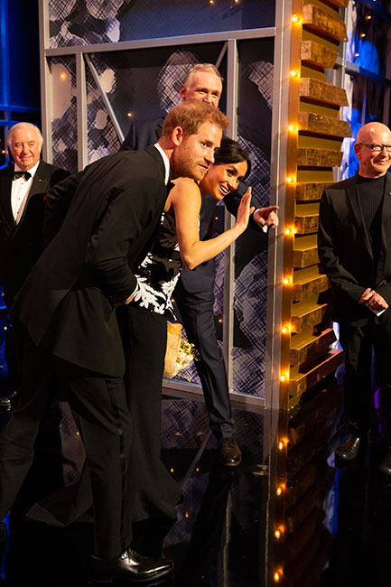 Meghan en la Royal Variety Performance