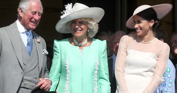 Carlos, Camilla y Meghan