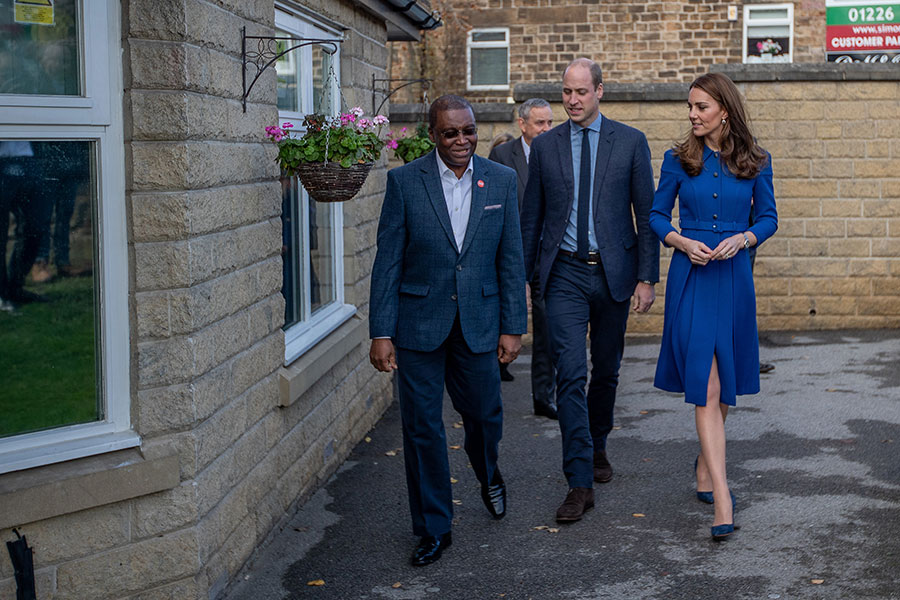 William y Kate en Centrepoint