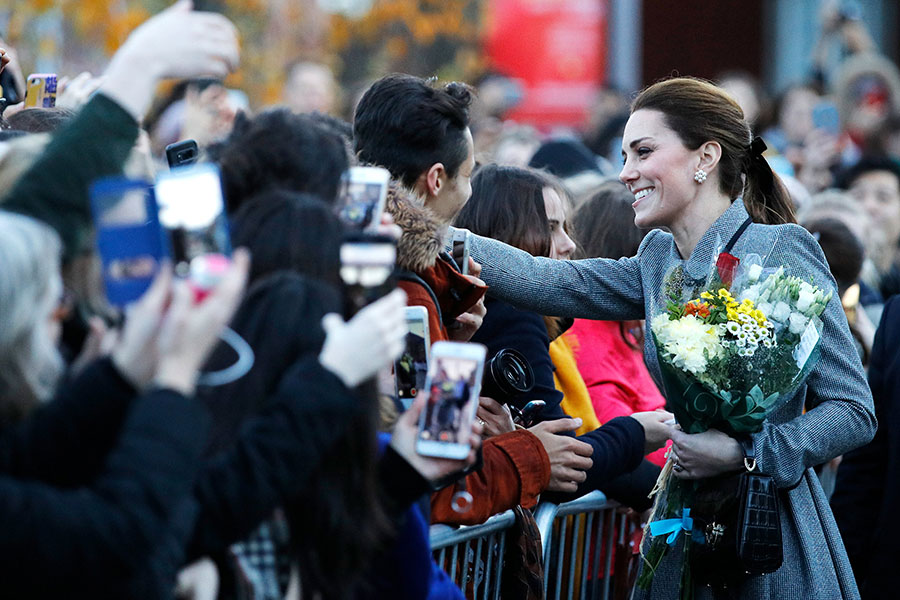 William y Kate en Leicester