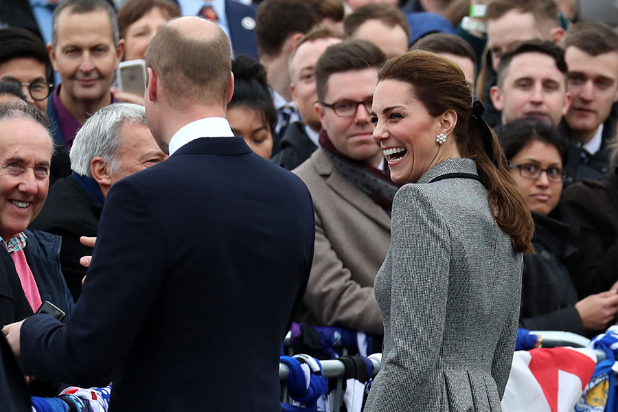 William y Kate en Leicester