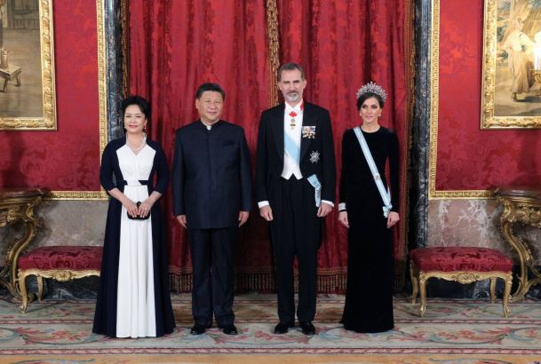 Gala con el presidente de China