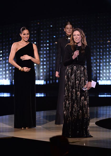 Meghan en los British Fashion Awards