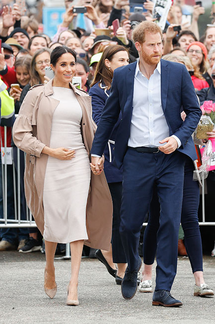 Meghan Markle y su vientre de embarazada