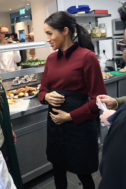 Meghan Markle y su vientre de embarazada