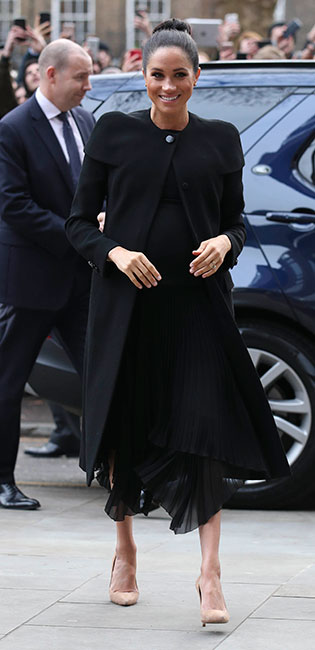 Meghan Markle en la Univesidad de Londres