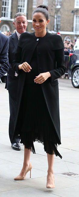 Meghan Markle en la Univesidad de Londres