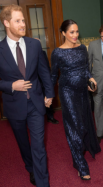 Meghan y Harry en la première de 'TOTEM’