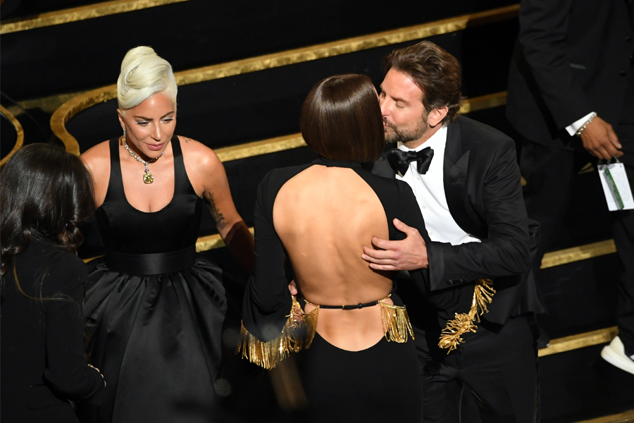 Lady Gaga, Irina Shayk y Bradley Cooper