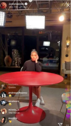 Jordyn Woods en 'Red Table Talk'