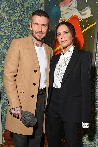 Victoria y David Beckham