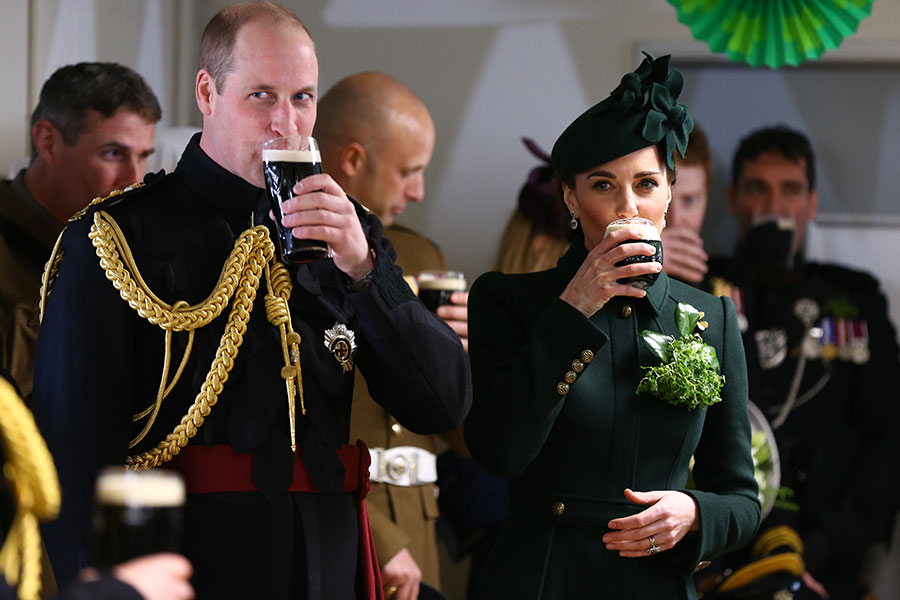 William y Kate en San Patricio