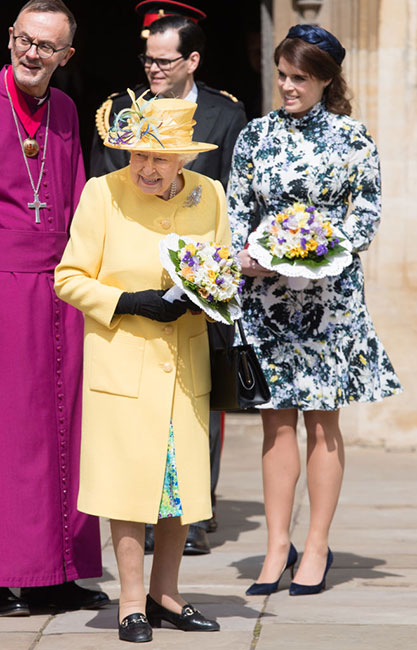 Princesa Eugenia y reina Isabel