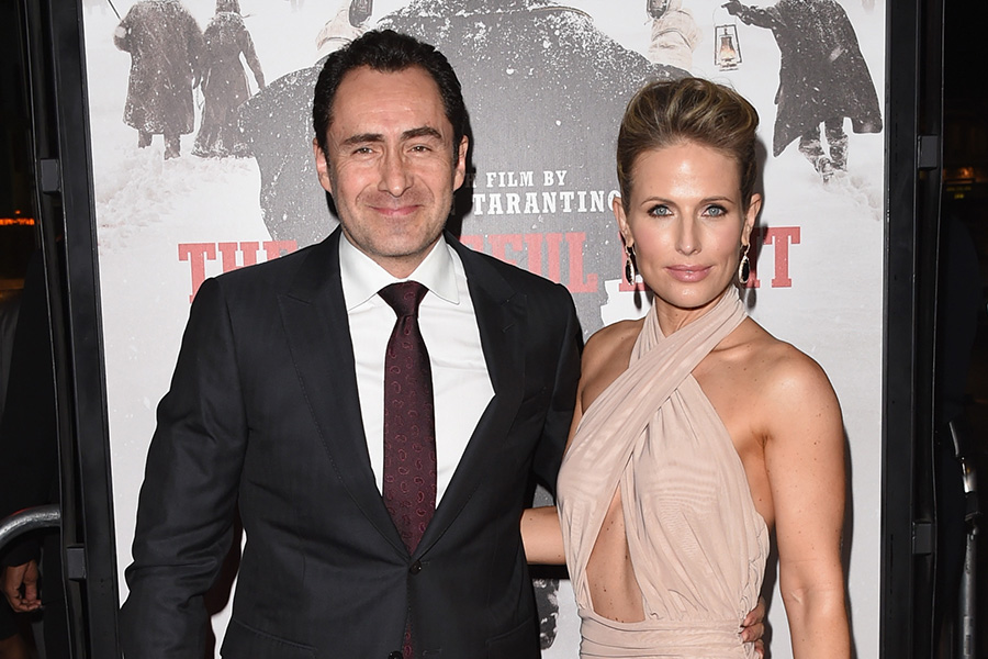 Demián Bichir y Stefanie Sherk