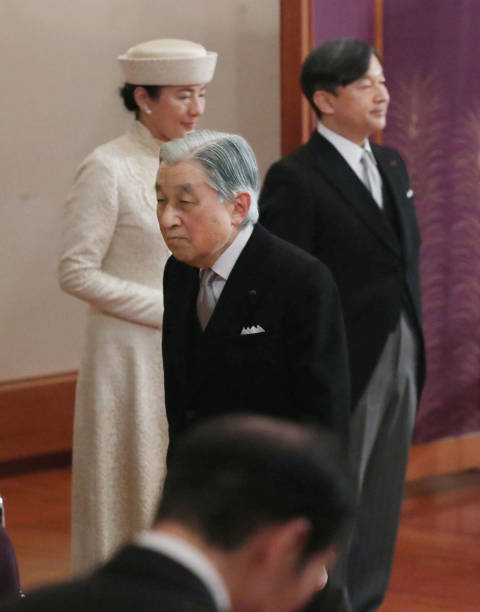 Abdicación del emperador emperador Akihito.