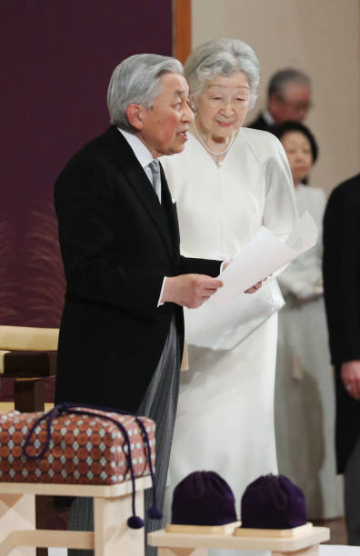 Abdicación del emperador emperador Akihito.