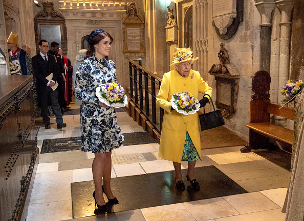 Princesa Eugenia y reina Isabel