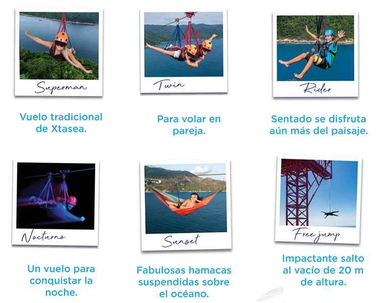 Xtasea nuevas modalidades