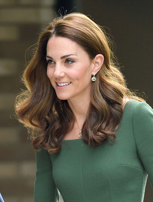Kate en el Anna Freud Centre Of Excellence con vestido de Emilia Wickstead