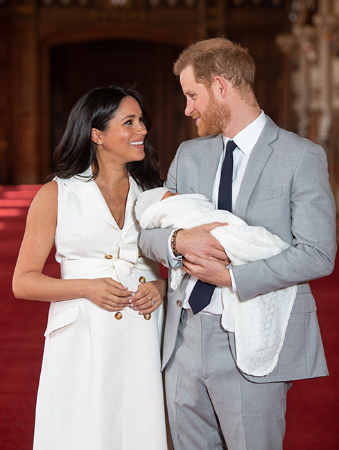 Meghan, Harry y bebé Sussex