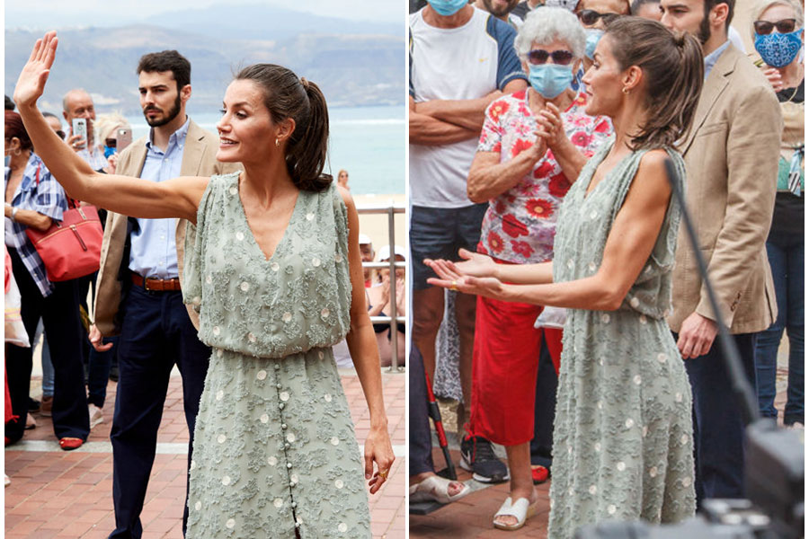 Los brazos musculosos de Letizia