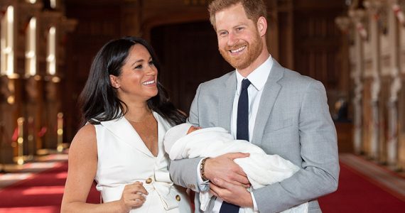 Meghan, Archie y Harry
