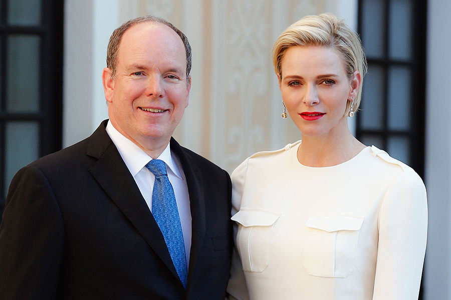 Príncipe Alberto de Mónaco, princesa Charlene de Mónaco.