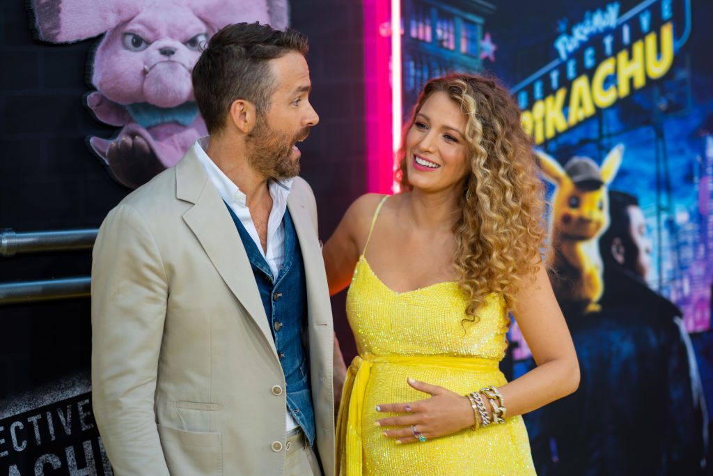 Blake Lively y Ryan Reynolds en 'Detective Pikachu'